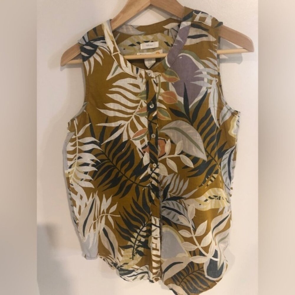 C And C California Linen Top In Size Xs - image 1